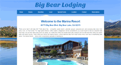 Desktop Screenshot of bigbear-lodging.com