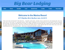 Tablet Screenshot of bigbear-lodging.com